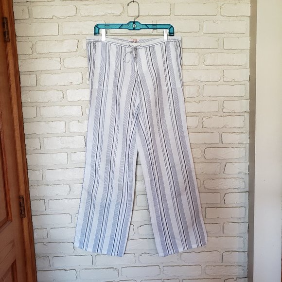 Victoria's Secret Pants - Victoria's Secret Wide Leg Linen Beach Pants